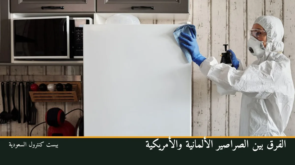 الفرق بين الصراصير الألمانية والأمريكية